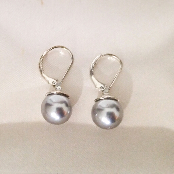Jewelry - Silver Coloured Pearl Earrings | Beautiful